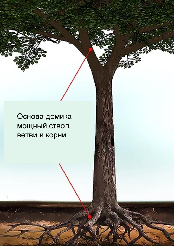 Як зробити будиночок на дереві для дітей на дачі - інструкція, фото